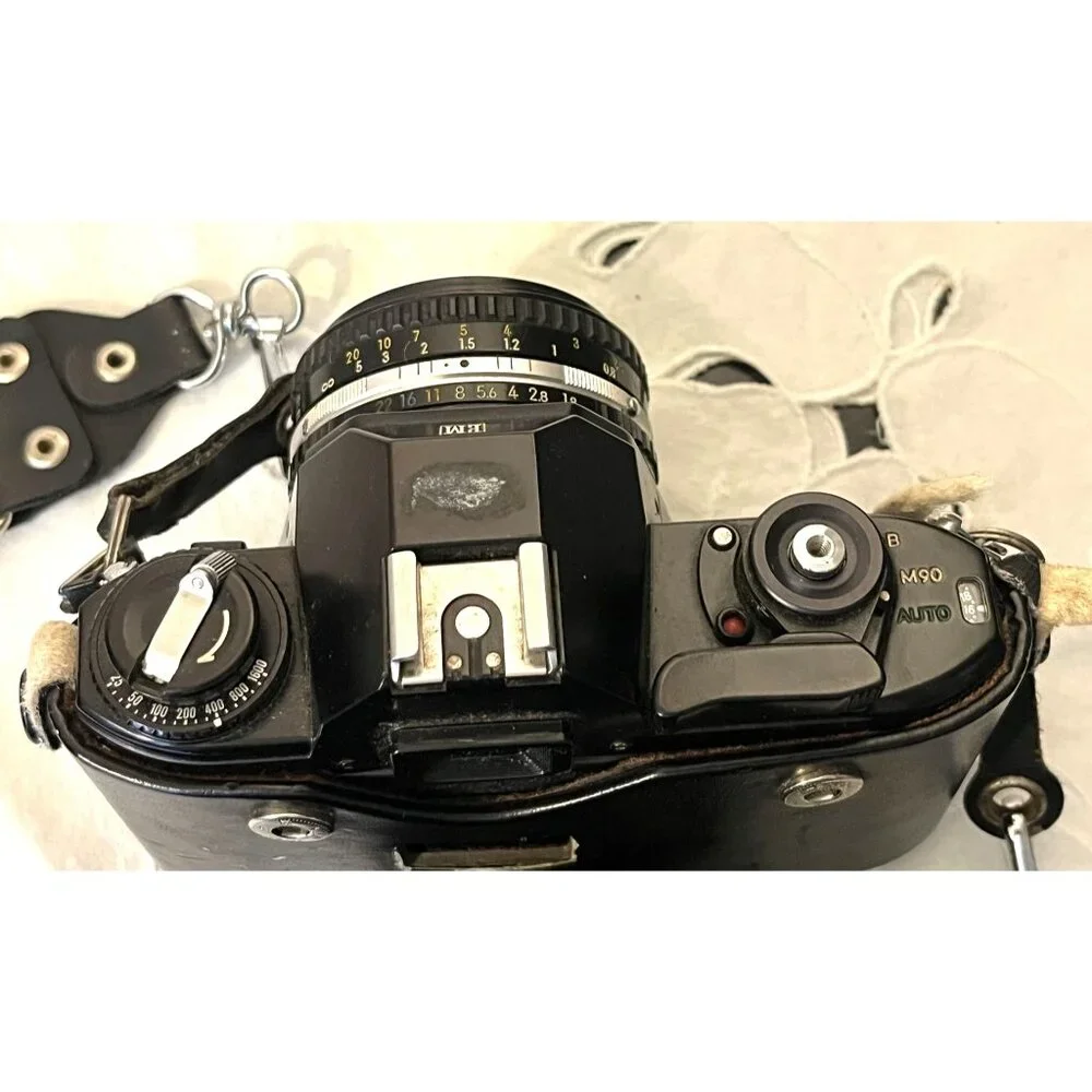 Nikon Lens Series EM 50mm 1:1.8 LOT W/ MDE Motor Drive SS-10 Flash & Kiron MC7